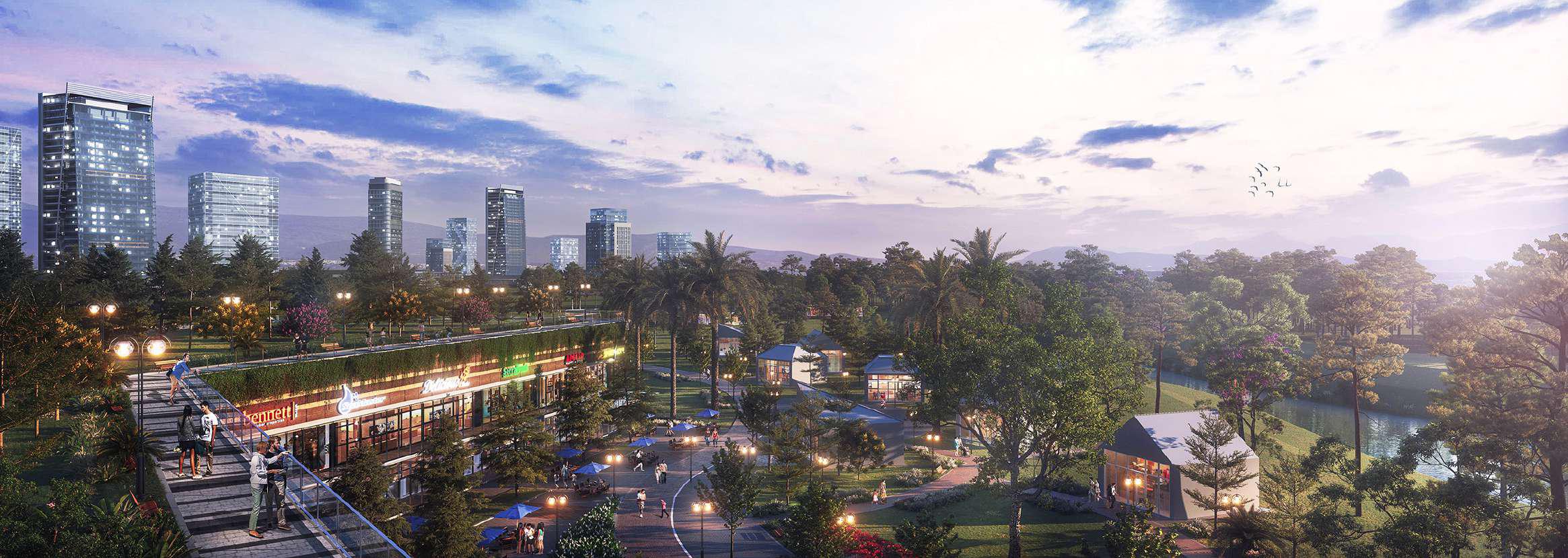 Green Commercial Area at The North Gateway